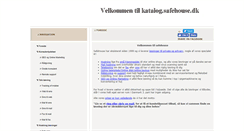 Desktop Screenshot of katalog.safehouse.dk