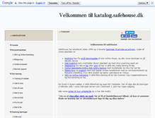 Tablet Screenshot of katalog.safehouse.dk
